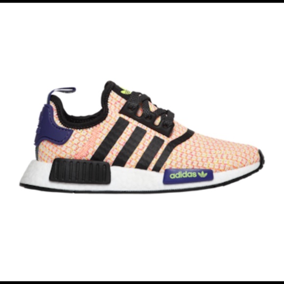 adidas nmd purple and yellow